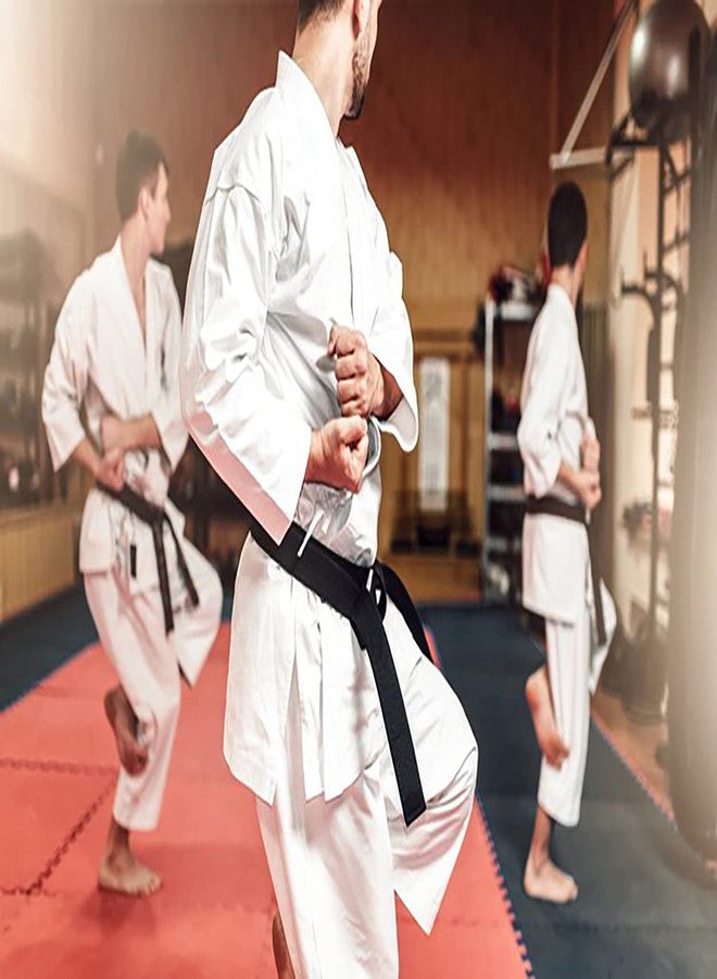 ChoCho Track Karate Belt Wide Double Wrap Martial Arts All Solid Color Belts Judo Hapkido (280Cm, Orange) - Image 3